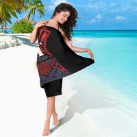 Custom New Zealand Sarong Maori Kiwiana Pattern Tukutuku Motif LT9 - Polynesian Pride