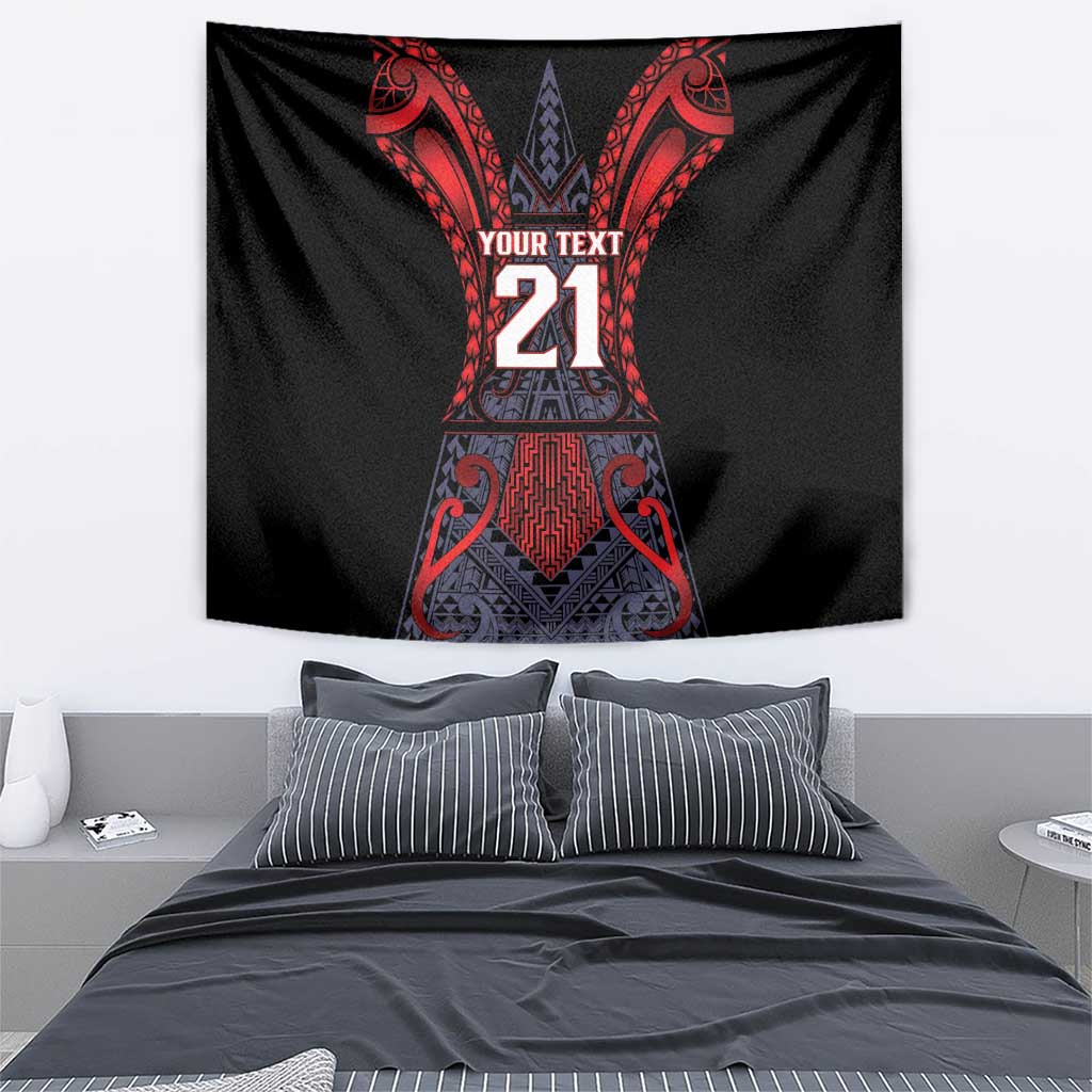 Custom New Zealand Tapestry Maori Kiwiana Pattern Tukutuku Motif LT9 - Polynesian Pride