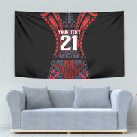 Custom New Zealand Tapestry Maori Kiwiana Pattern Tukutuku Motif LT9 - Polynesian Pride