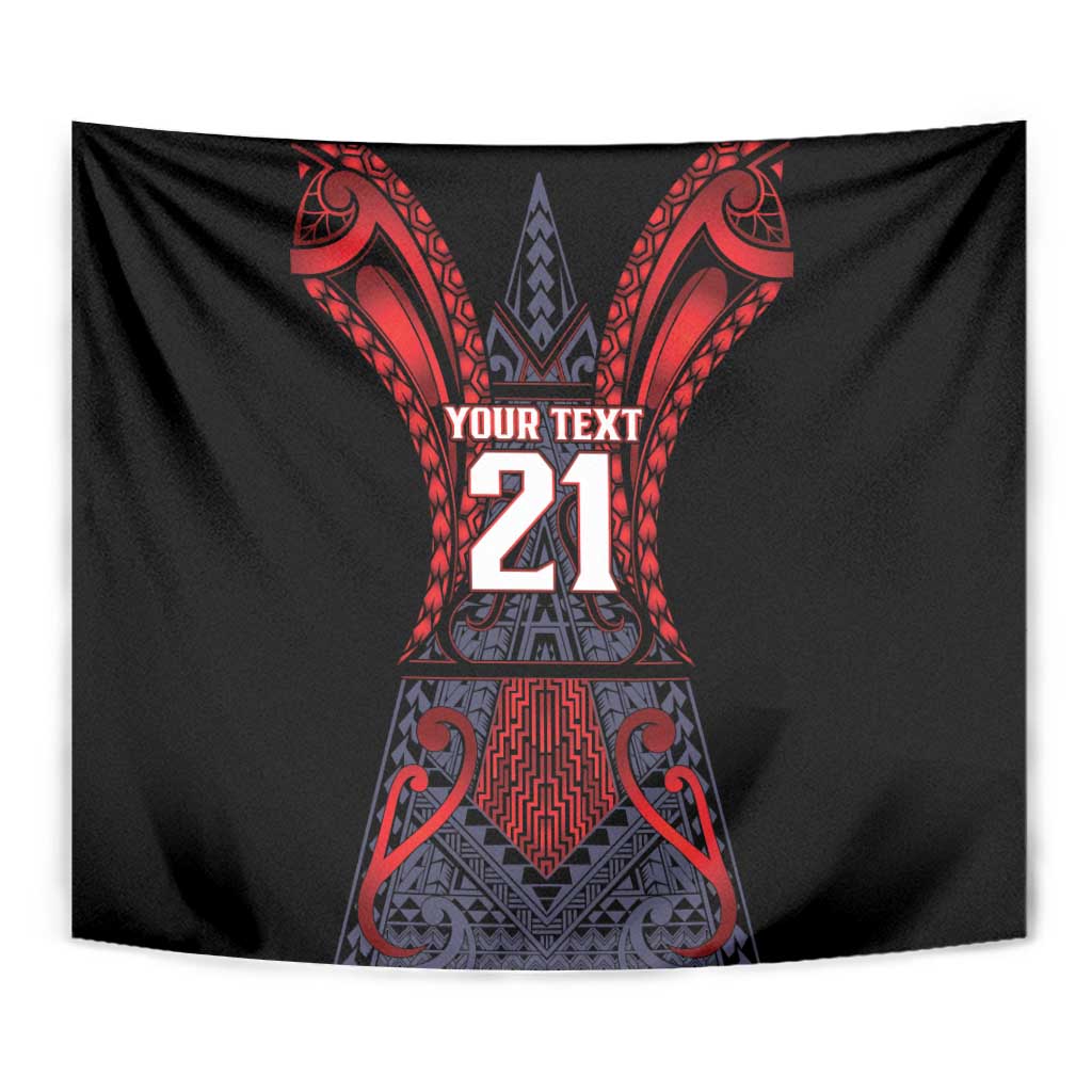 Custom New Zealand Tapestry Maori Kiwiana Pattern Tukutuku Motif LT9 - Polynesian Pride