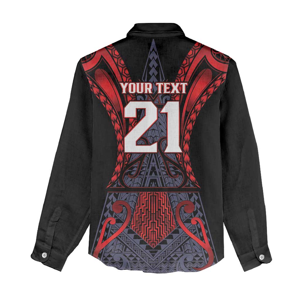 Custom New Zealand Women Casual Shirt Maori Kiwiana Pattern Tukutuku Motif LT9 - Polynesian Pride