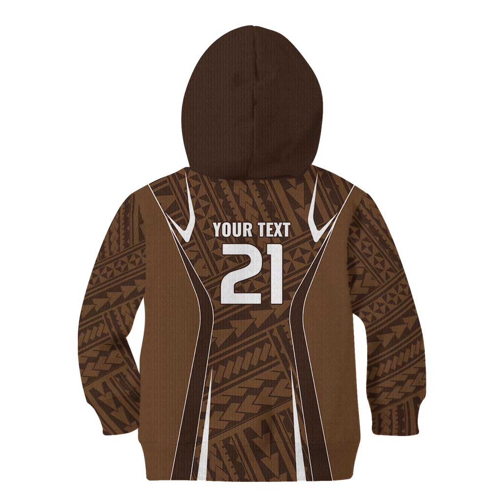 Custom Oceania Football Bula Fiji Kid Hoodie Polynesian Tribal Pattern LT9 - Polynesian Pride