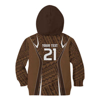 Custom Oceania Football Bula Fiji Kid Hoodie Polynesian Tribal Pattern LT9 - Polynesian Pride
