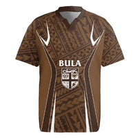 Custom Oceania Football Bula Fiji Rugby Jersey Polynesian Tribal Pattern