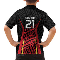 Custom Oceania Football Papua New Guinea Hawaiian Shirt Polynesian Tribal Pattern