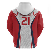 Custom Oceania Football Tahiti Hoodie Polynesian Tribal Pattern