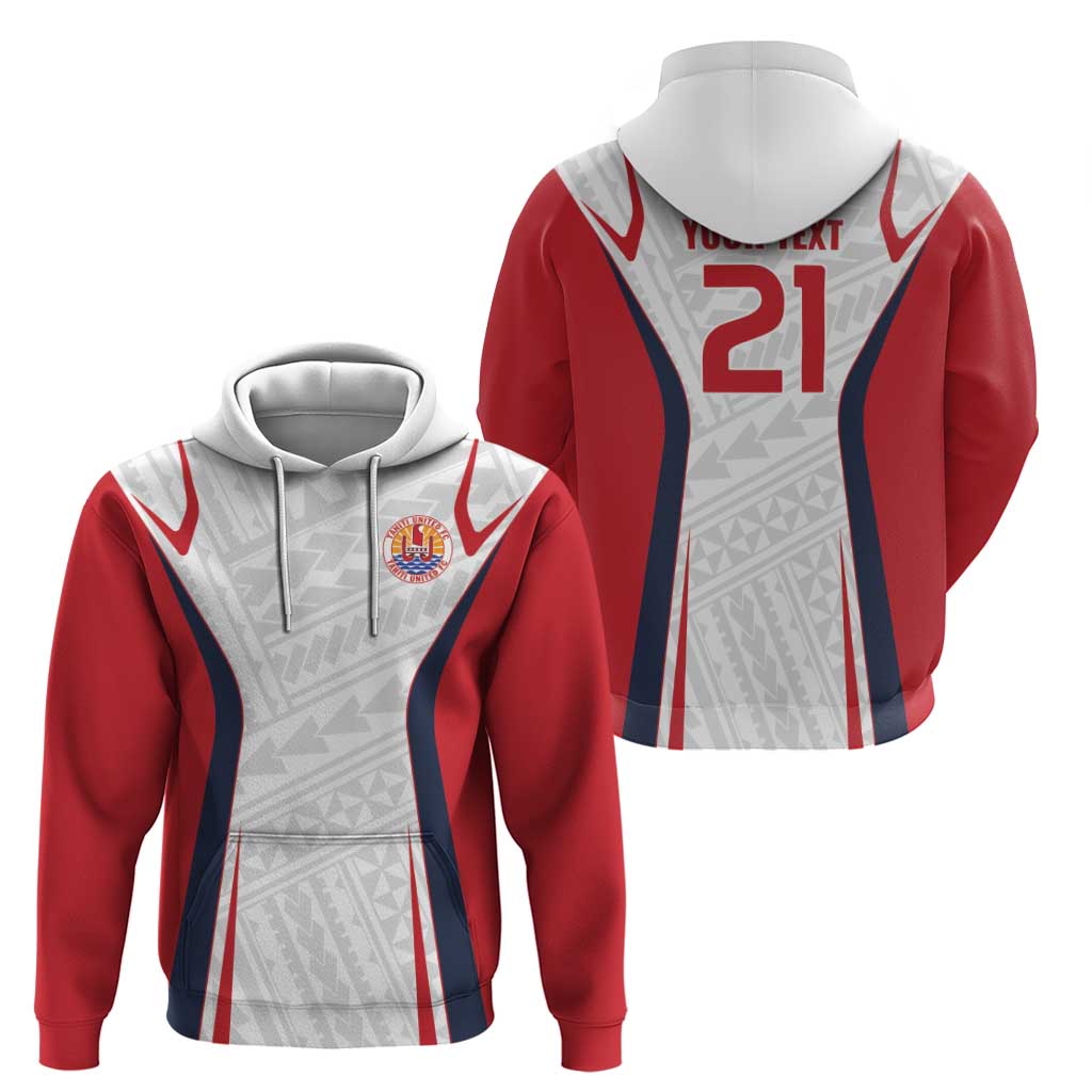 Custom Oceania Football Tahiti Hoodie Polynesian Tribal Pattern