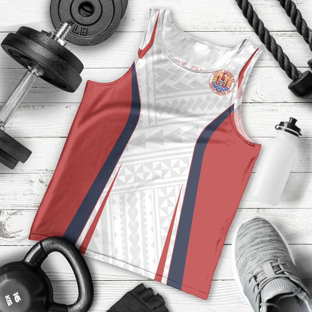 Custom Oceania Football Tahiti Men Tank Top Polynesian Tribal Pattern