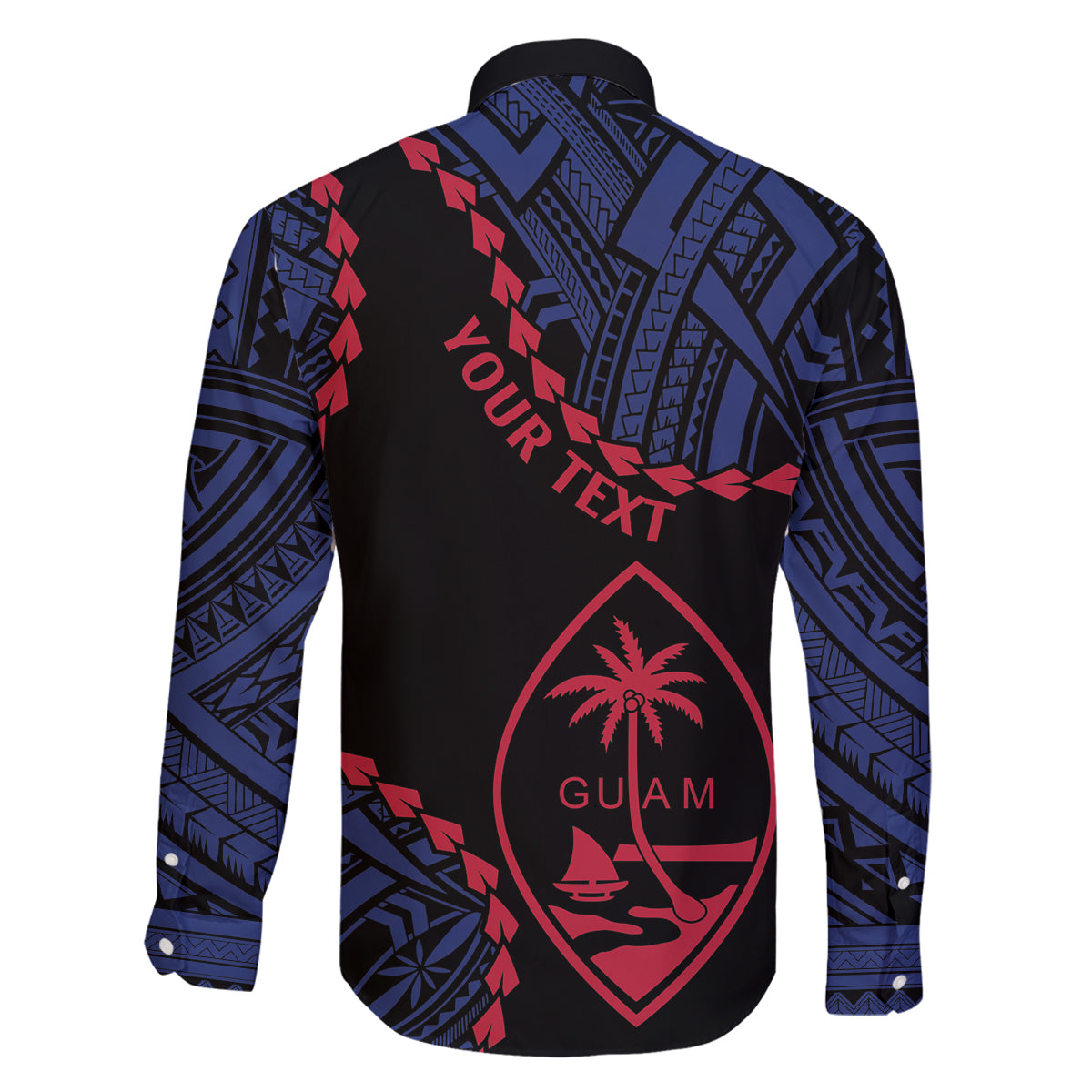 Personalized Guam 80th Anniversary Liberation Day Family Matching Mermaid Dress and Hawaiian Shirt Guahan Basic Seal LT9 - Polynesian Pride