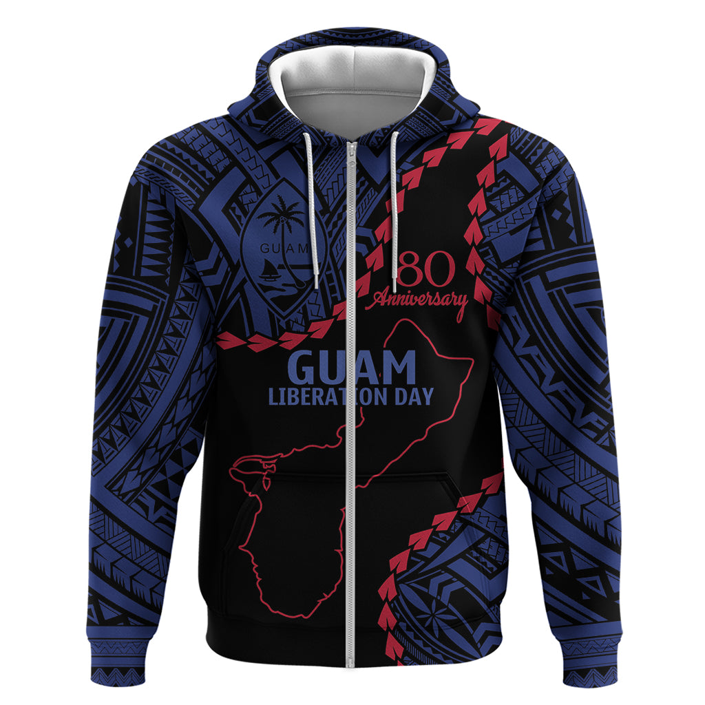 Personalized Guam 80th Anniversary Liberation Day Hoodie Guahan Basic Seal