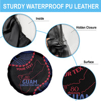 Personalized Guam 80th Anniversary Liberation Day Spare Tire Cover Guahan Basic Seal