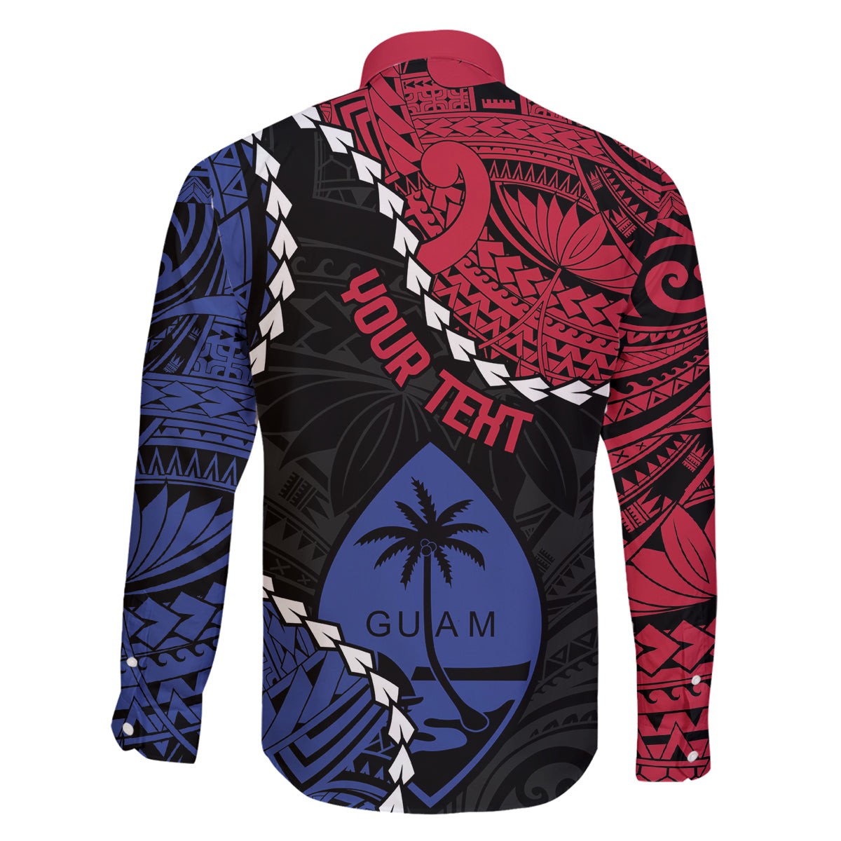 Personalized Guam 80th Anniversary Liberation Day Family Matching Long Sleeve Bodycon Dress and Hawaiian Shirt Tano I Man Chamoru Since 1944 LT9 - Polynesian Pride