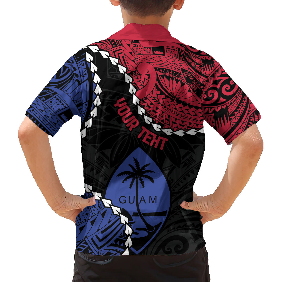 Personalized Guam 80th Anniversary Liberation Day Family Matching Off Shoulder Maxi Dress and Hawaiian Shirt Tano I Man Chamoru Since 1944 LT9 - Polynesian Pride