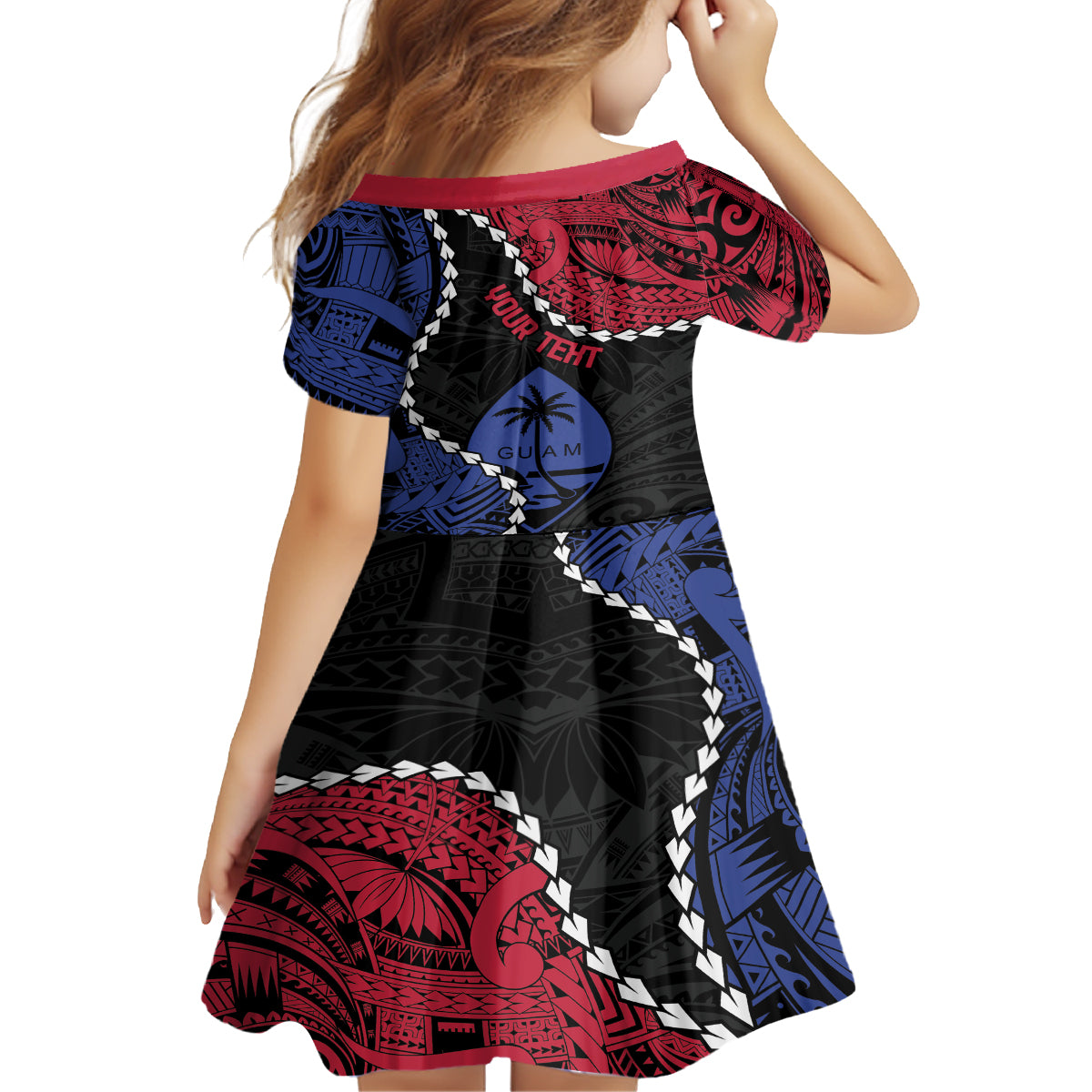 Personalized Guam 80th Anniversary Liberation Day Family Matching Off Shoulder Maxi Dress and Hawaiian Shirt Tano I Man Chamoru Since 1944 LT9 - Polynesian Pride
