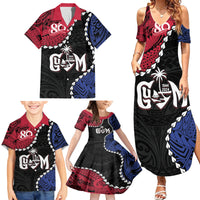 Personalized Guam 80th Anniversary Liberation Day Family Matching Summer Maxi Dress and Hawaiian Shirt Tano I Man Chamoru Since 1944 LT9 - Polynesian Pride
