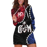 Personalized Guam 80th Anniversary Liberation Day Hoodie Dress Tano I Man Chamoru Since 1944 LT9 Black - Polynesian Pride