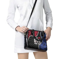 Personalized Guam 80th Anniversary Liberation Day Shoulder Handbag Tano I Man Chamoru Since 1944 LT9 - Polynesian Pride