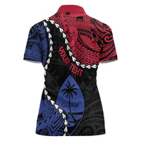 Personalized Guam 80th Anniversary Liberation Day Women Polo Shirt Tano I Man Chamoru Since 1944