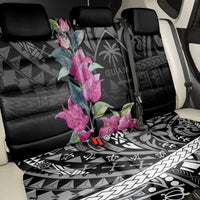 Guahan Puti Tai Nobiu Back Car Seat Cover Guam Bougainvillea Flower Art LT9 - Polynesian Pride