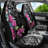 Guahan Puti Tai Nobiu Car Seat Cover Guam Bougainvillea Flower Art LT9 - Polynesian Pride