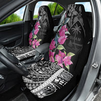 Guahan Puti Tai Nobiu Car Seat Cover Guam Bougainvillea Flower Art LT9 - Polynesian Pride