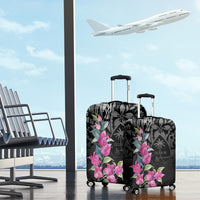 Guahan Puti Tai Nobiu Luggage Cover Guam Bougainvillea Flower Art LT9 - Polynesian Pride