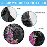 Guahan Puti Tai Nobiu Spare Tire Cover Guam Bougainvillea Flower Art LT9 - Polynesian Pride