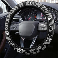 Guahan Puti Tai Nobiu Steering Wheel Cover Guam Bougainvillea Flower Art LT9 - Polynesian Pride