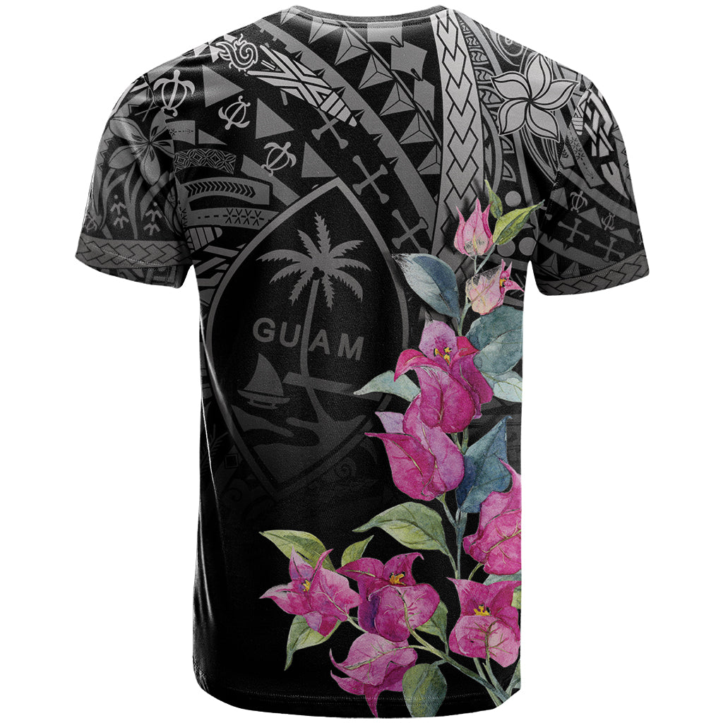 Guahan Puti Tai Nobiu T Shirt Guam Bougainvillea Flower Art LT9 - Polynesian Pride