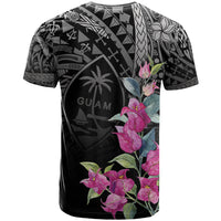 Guahan Puti Tai Nobiu T Shirt Guam Bougainvillea Flower Art LT9 - Polynesian Pride