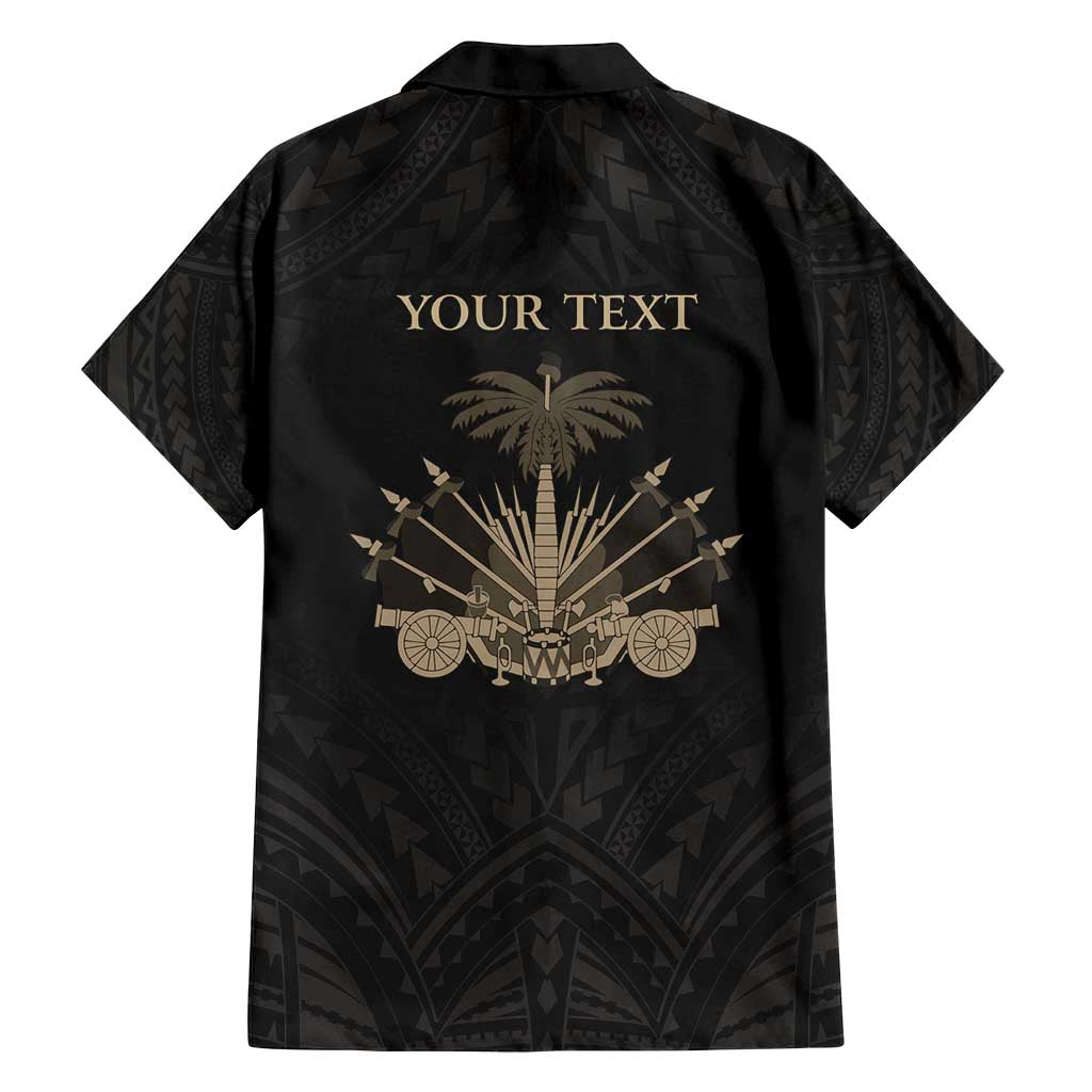 Personalized Haiti First Black Republic Family Matching Puletasi and Hawaiian Shirt Negre Marron With Map And Flag LT9 - Polynesian Pride