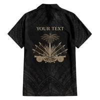 Personalized Haiti First Black Republic Family Matching Tank Maxi Dress and Hawaiian Shirt Negre Marron With Map And Flag LT9 - Polynesian Pride