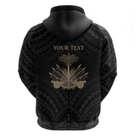 Personalized Haiti First Black Republic Hoodie Negre Marron With Map And Flag LT9 - Polynesian Pride