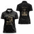 Personalized Haiti First Black Republic Women Polo Shirt Negre Marron With Map And Flag