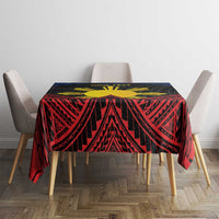 Personalized Philippines Tablecloth Polynesian Tribal Tattoo with Filipino Flag Motif LT9 - Polynesian Pride