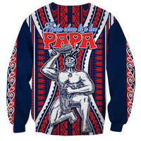 Aotearoa Father's Day Gift For Dad Sweatshirt Aroha Ahau Ki A Koe Papa - Maori Style Pattern LT9 - Polynesian Pride