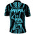 Aotearoa Fathers Day Gift For Dad Polo Shirt Aroha Ahau Ki A Koe Papa Aqua Maori Style Pattern LT9 - Polynesian Pride