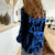 Aotearoa Father's Day Gift For Dad Women Casual Shirt Aroha Ahau Ki A Koe Papa - Blue Maori Style Pattern LT9 - Polynesian Pride