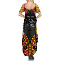Personalised Papua New Guinea Remembrance Day Family Matching Summer Maxi Dress and Hawaiian Shirt LT9 - Polynesian Pride