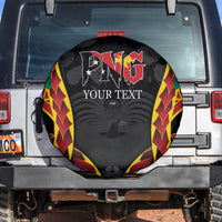 Personalised Papua New Guinea Remembrance Day Spare Tire Cover LT9 Red - Polynesian Pride