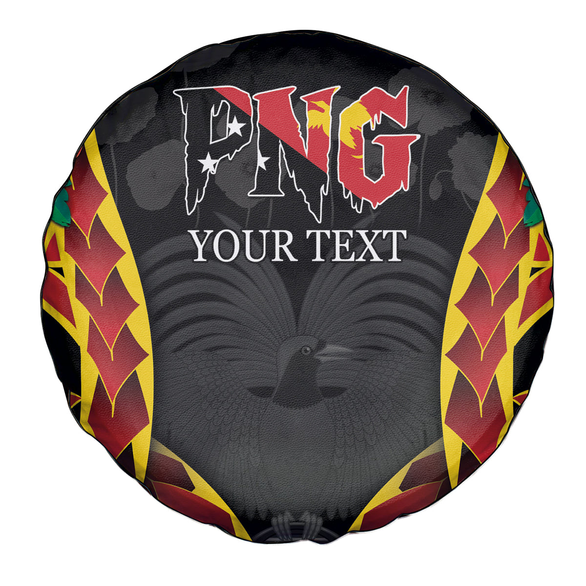 Personalised Papua New Guinea Remembrance Day Spare Tire Cover LT9 - Polynesian Pride