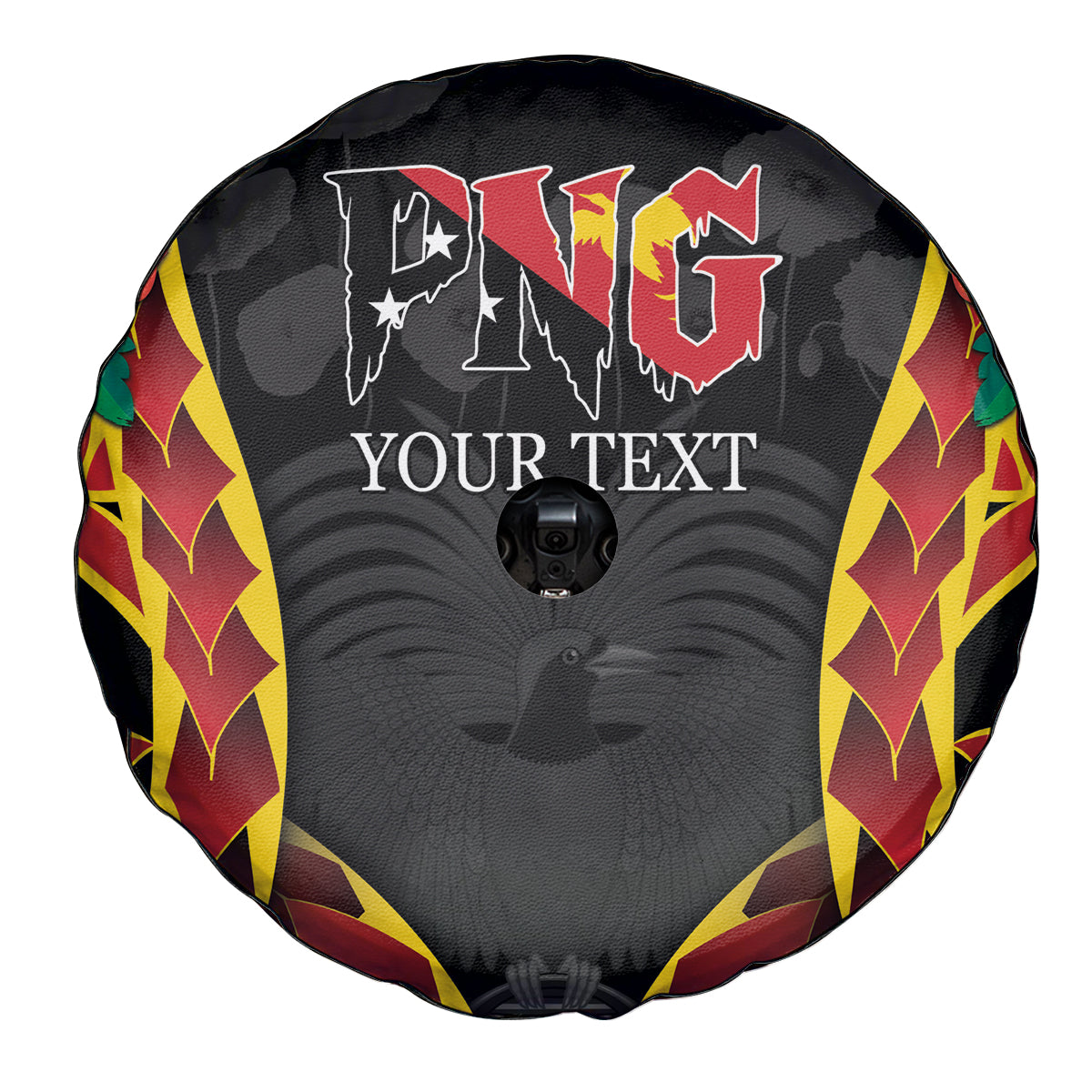 Personalised Papua New Guinea Remembrance Day Spare Tire Cover LT9 - Polynesian Pride