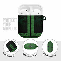 New Zealand Maori Kowhaiwhai AirPods Case Kakariki Maui and Mangopare LT9 - Polynesian Pride
