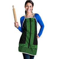 New Zealand Maori Kowhaiwhai Apron Kakariki Maui and Mangopare LT9 - Polynesian Pride