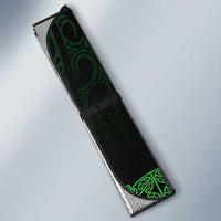 New Zealand Maori Kowhaiwhai Auto Sun Shade Kakariki Maui and Mangopare LT9 - Polynesian Pride