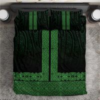 New Zealand Maori Kowhaiwhai Bedding Set Kakariki Maui and Mangopare LT9 Green - Polynesian Pride