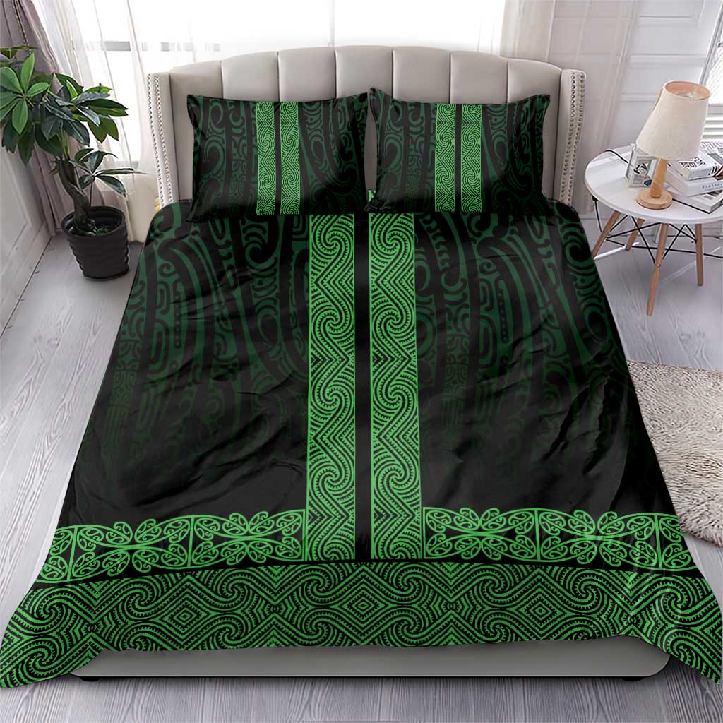 New Zealand Maori Kowhaiwhai Bedding Set Kakariki Maui and Mangopare LT9 - Polynesian Pride