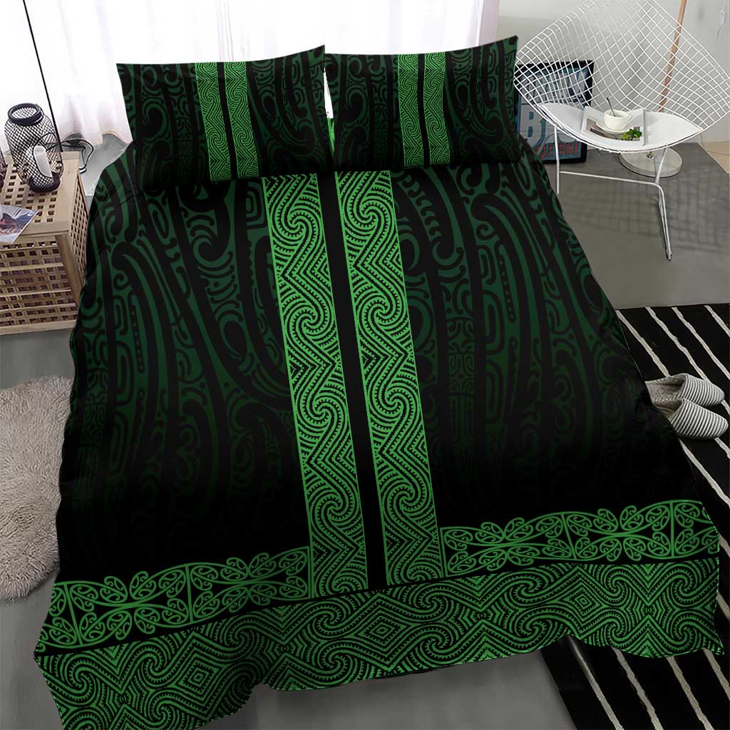 New Zealand Maori Kowhaiwhai Bedding Set Kakariki Maui and Mangopare LT9 - Polynesian Pride