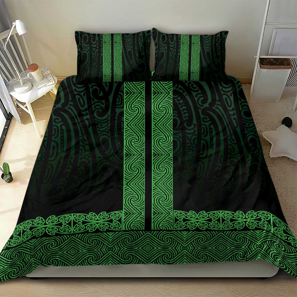 New Zealand Maori Kowhaiwhai Bedding Set Kakariki Maui and Mangopare LT9 - Polynesian Pride