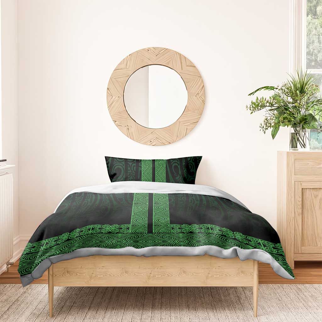 New Zealand Maori Kowhaiwhai Bedding Set Kakariki Maui and Mangopare LT9 - Polynesian Pride